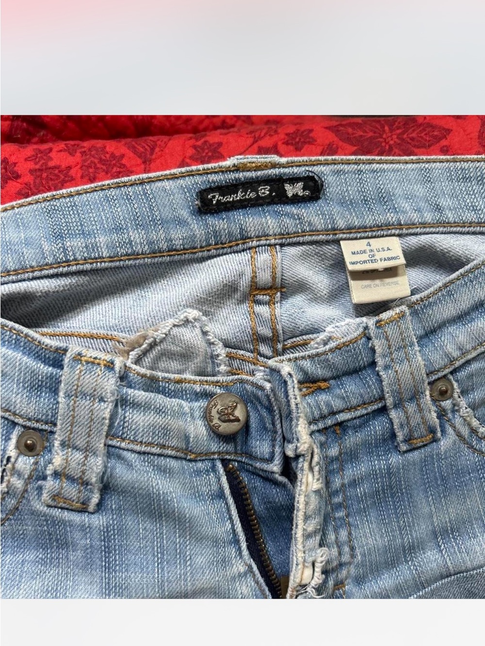 Frankie B.  Vintage Light Blue High-Rise Women’s Jeans one of a kind